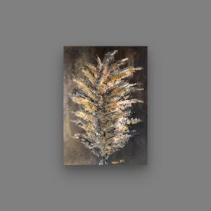 Schilderij getiteld rietpluim