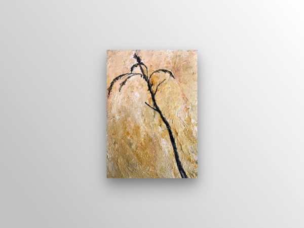 schilderij getiteld riet